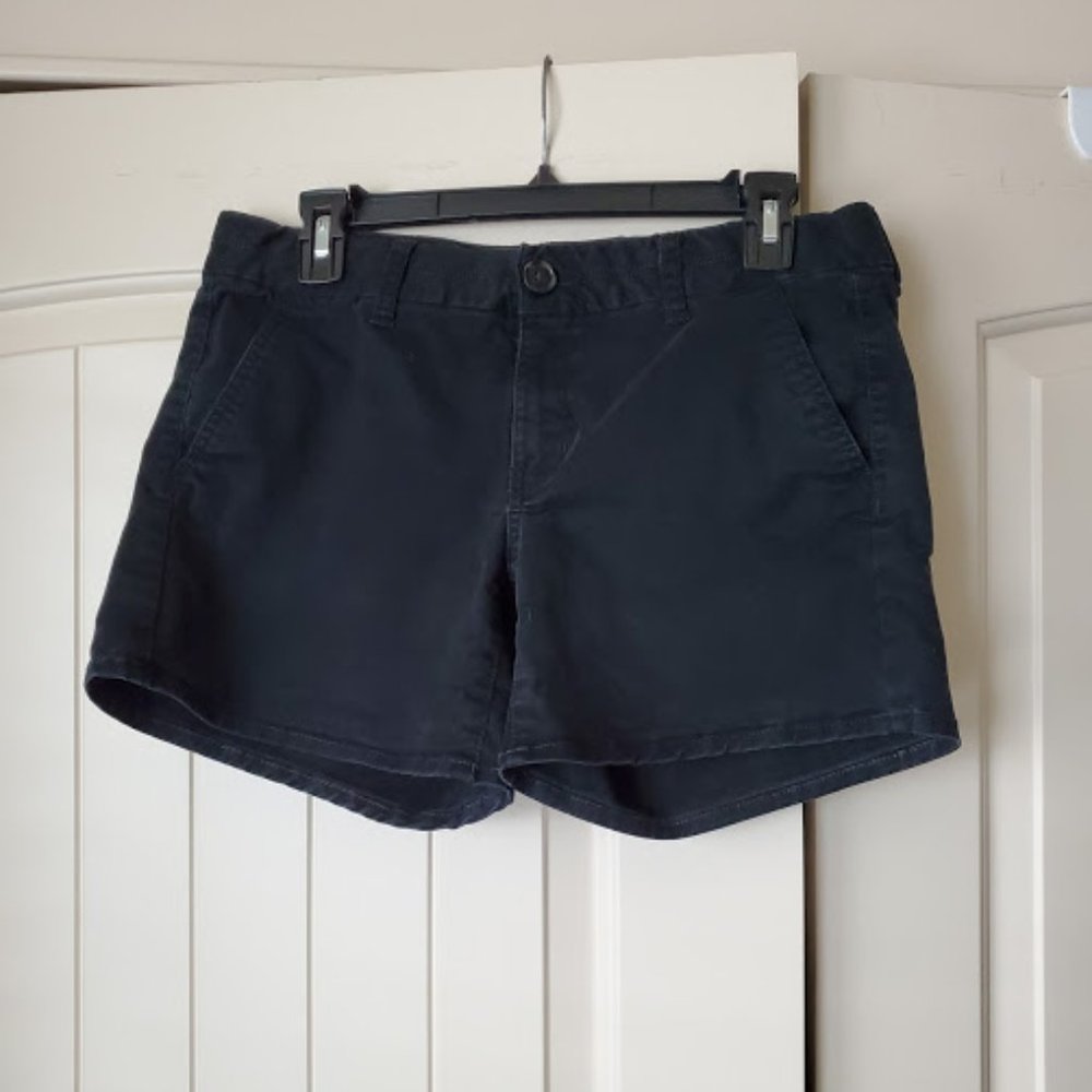 Black Midi Shorts
